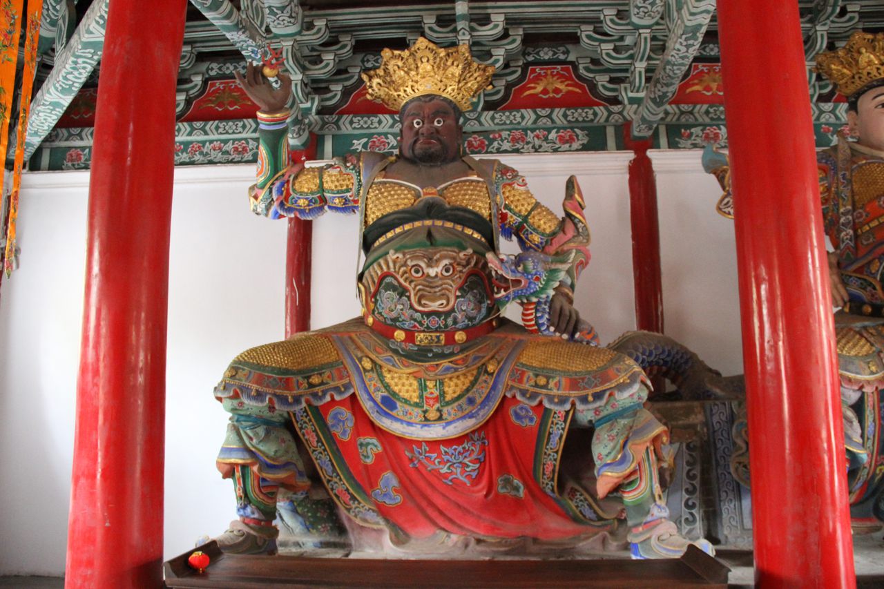Courtyards and halls of the White Horse Temple, the first Buddhist monastery in China